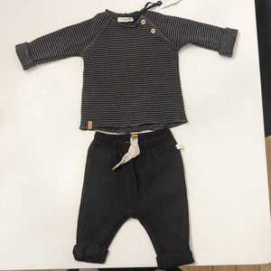 1+ in The Family Alex Stripe Sweater and 1+ in The Family Angel Pants